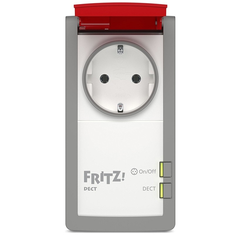FRITZ! DECT 210 - Smart-Stecker - Innen-/Außenbereich - Temperaturmessung - Leistungsmessung - Ein-A