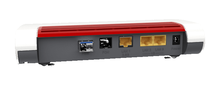 FRITZ!Box 5530 FiberAVM - Wireless Router - 3-Port-Switch - Dual-Band - VoIP-Telefonadapter (DECT)