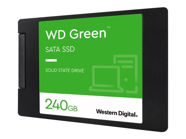 WD Green SSD WDS240G2G0A - Solid-State-Disk - 240 GB - intern - 2.5" (6.4 cm) - SATA 6Gb/s