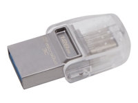 Kingston DataTraveler microDuo 3C - USB-Flash-Laufwerk-128 GB