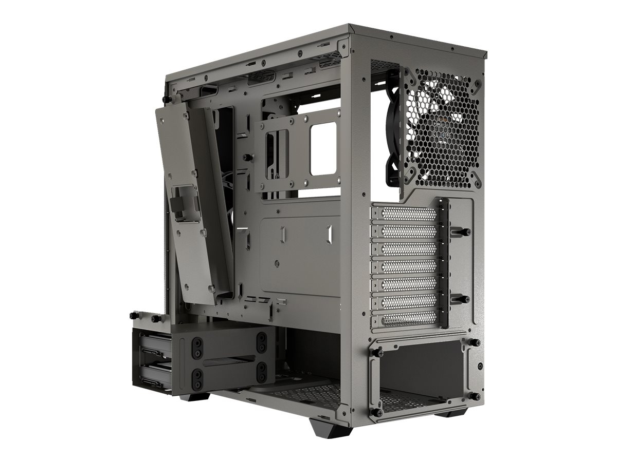 be quiet! Pure Base 500 - Tower - ATX - ohne Netzteil (ATX / PS/2) - metallisch grau - USB/Audio
