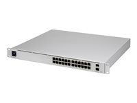 Ubiquiti UniFi Switch USW-Pro-24-POE - Switch - managed - 24 x 10/100/1000 (16 PoE+, 8 PoE++) + 2 x