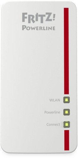 AVM FRITZ!Powerline 1260E - WLAN Set - Bridge - GigE, HomePlug AV (HPAV) 2.0, IEEE 1901 - 802.11a/b/