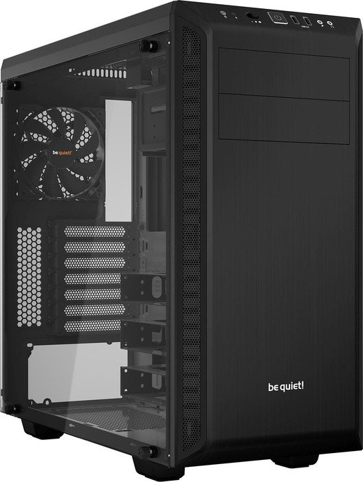 be quiet! PURE BASE 600 - Tower - ATX - ohne Netzteil (ATX / PS/2) - Schwarz - USB/Audio