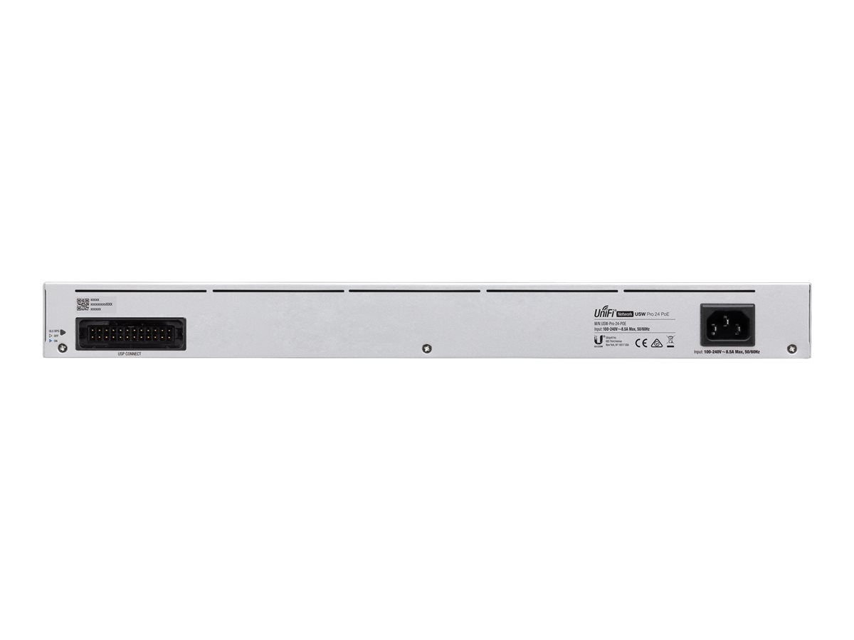 Ubiquiti UniFi Switch USW-Pro-24-POE - Switch - managed - 24 x 10/100/1000 (16 PoE+, 8 PoE++) + 2 x