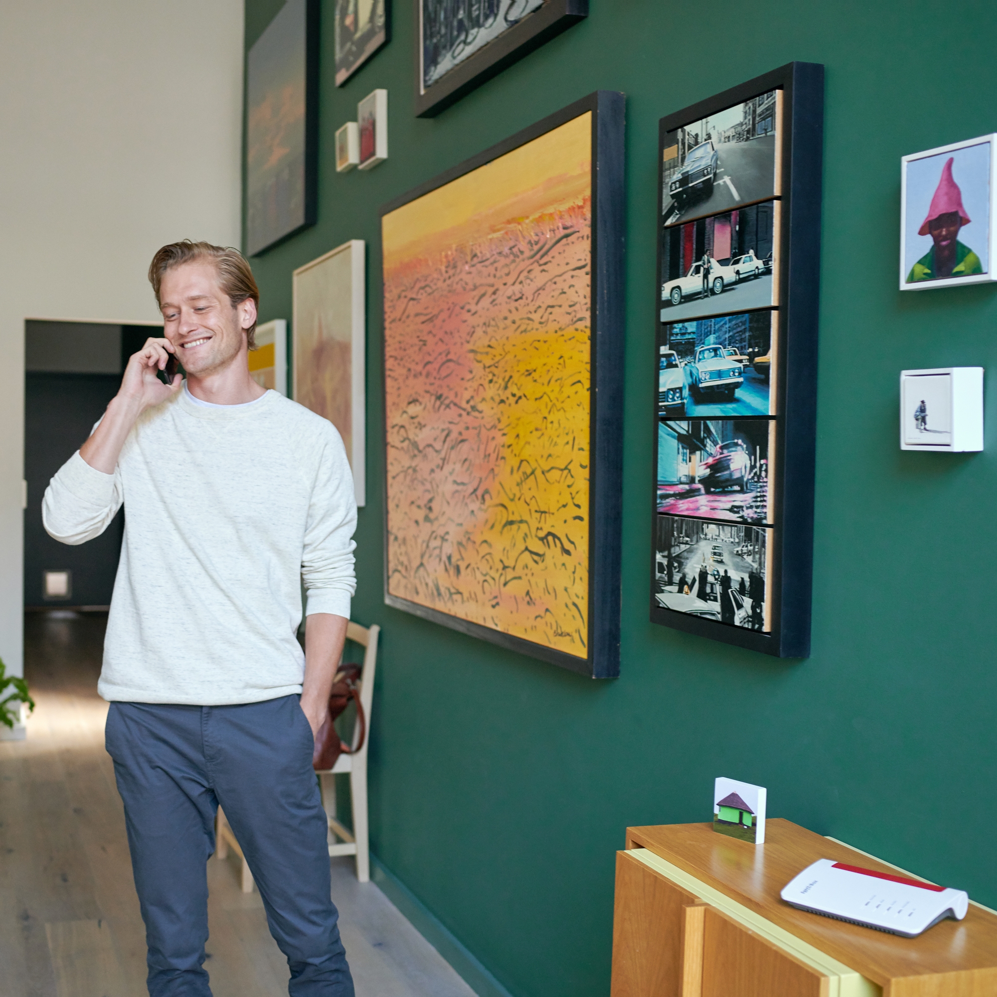 AVM FRITZ!Box 7530 AX - WLAN 6 (AX) - Wireless Router - DSL-Modem - 4-Port-Switch - GigE - 802.11a/b