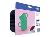 Brother LC227XL Value-Pack - 4er-Pack - Schwarz, Gelb, Cyan, Magenta - Original - Tintenpatrone - 12