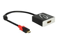 DeLOCK - Externer Videoadapter - USB Type-C - HDMI - Schwarz - Einzelhandel