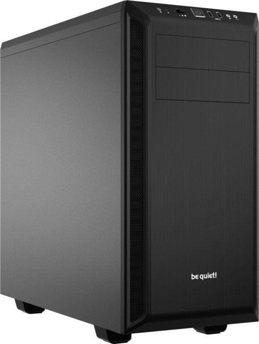 be quiet! PURE BASE 600 - Tower - ATX - ohne Netzteil (ATX / PS/2) - Schwarz - USB/Audio